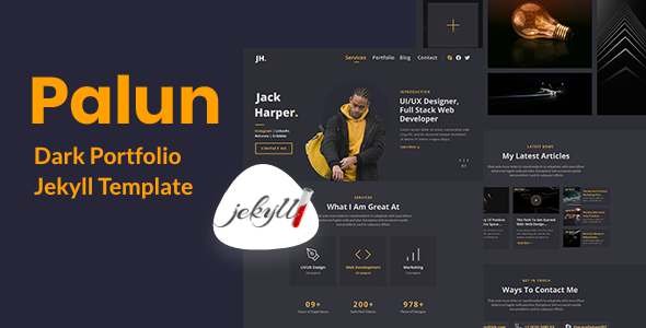 Palun - Portfolio Jekyll Theme TFx