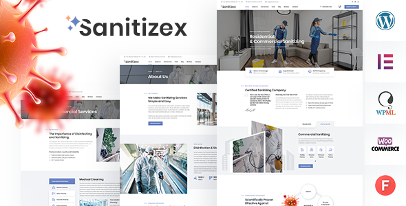 Sanitizex - Sanitizing Services WordPress Theme TFx