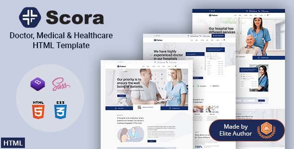 Scora - Doctor amp Medical HTML Template TFx