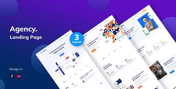 Agency Landing Page UI Kit TFx