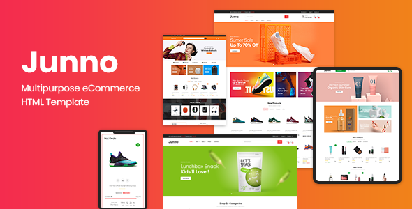 Junno  Multipurpose eCommerce HTML Template TFx
