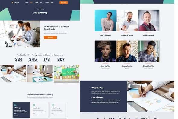 Kanca - Startup Business Consulting Elementor Template Kit TFx
