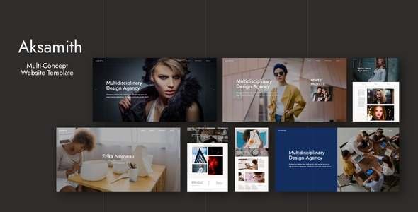 Aksamith - Multi-Concept Website Template TFx