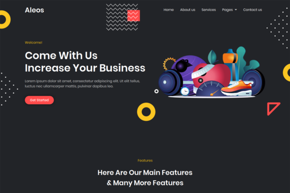 Aleos - Business Agency Elementor Template Kit TFx