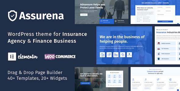 Assurena - Insurance Agency WordPress Theme TFx