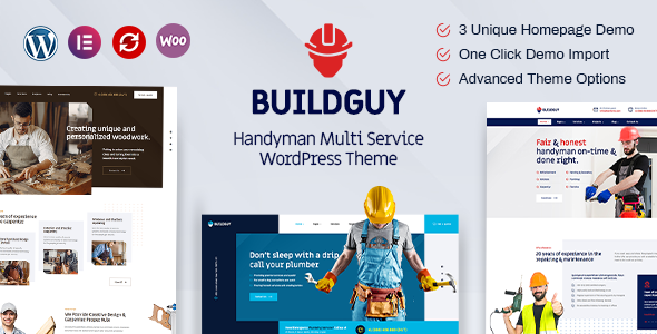 Buildguy - Handyman Services WordPress Theme TFx