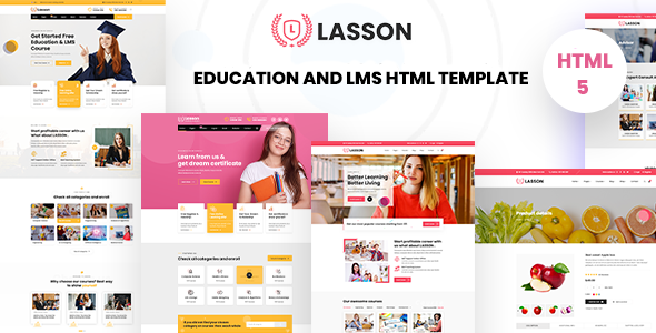 Lasson - Education and LMS HTML Template TFx