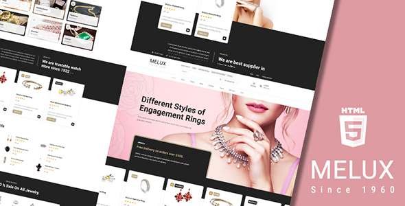 Melux - Jewelry HTML Template TFx SiteTemplates