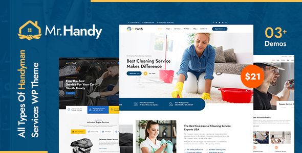 MrHandy  Handyman Services WordPress Theme TFx
