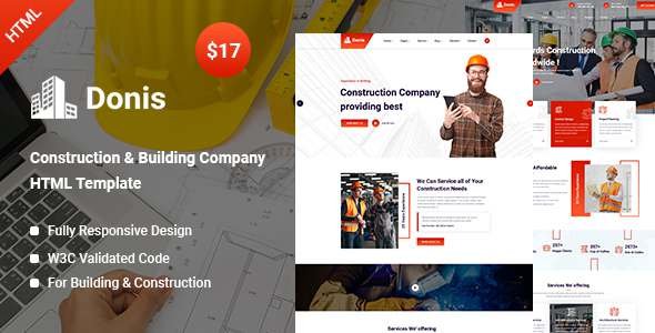 Donis - Construction HTML Template TFx SiteTemplates
