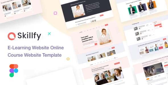 Edit Skilify For Education amp Learning Management System Template Figma TFx