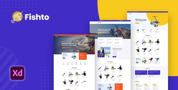 Fisto  Fishing and Hunting Hobby accessories store XD Template TFx