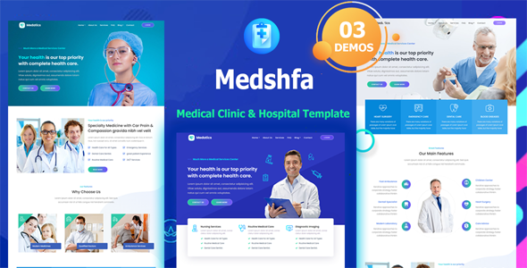 Medshfa - Medical Doctor Clinic amp Hospital Template TFx