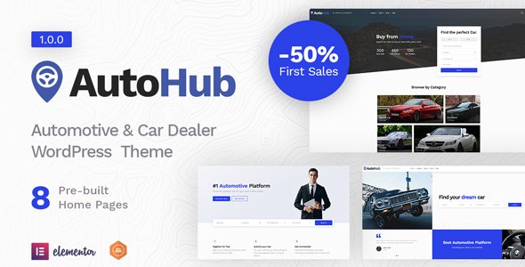 Autohub - Automotive amp Car Dealer Theme TFx