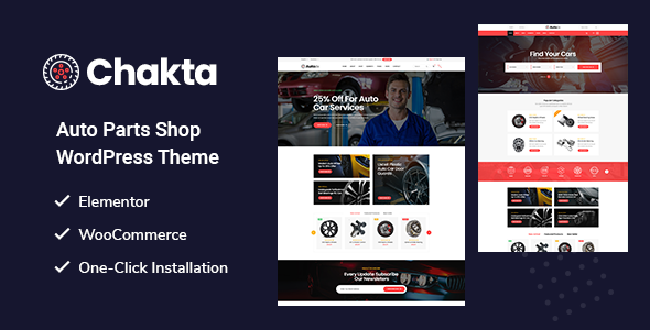 Chakta - Auto Parts Shop WooCommerce Theme TFx