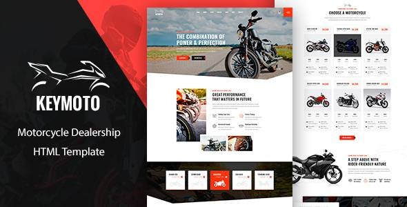 Keymoto - Motorcycle HTML Template TFx