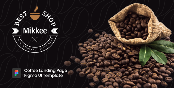 Mikkee - Coffee Landing Page HTML Template TFx