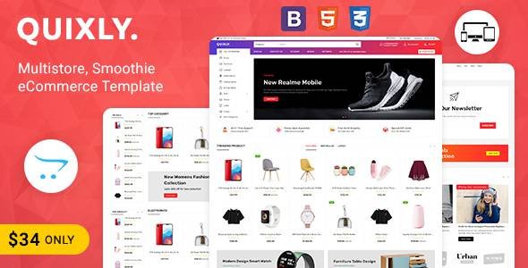 Quixly Multipurpose Opencart Responsive theme TFx