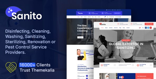 Sanito - Sanitizing and Cleaning HTML Template TFx