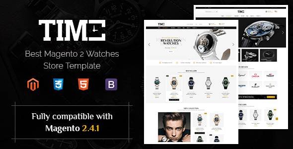 Time - Modern Magento 2 Watch Store Theme TFx