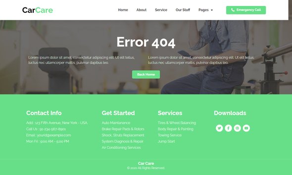 CarCare - Auto Service amp Repair Elementor Template Kit TFx