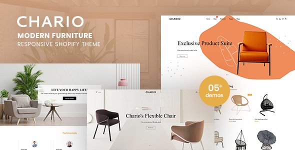 Chario - Modern Furniture Responsive Shopify Theme TFx