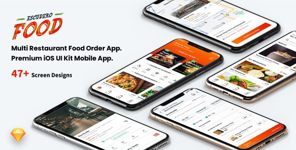 Escudero - Multi Restaurant Food Order App UI TFx
