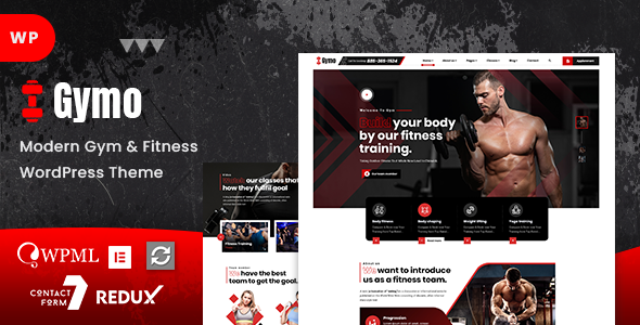 Gymo - Gym amp Fitness WordPress Theme TFx