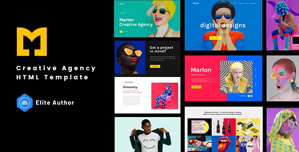 Marlon - Creative Agency Portfolio HTML Template TFx