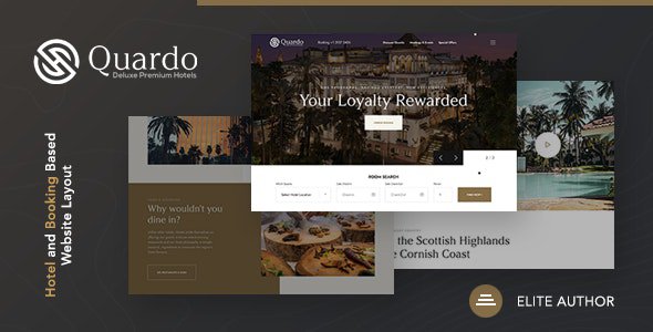 Quardo  Deluxe Premium Hotels Joomla Template TFx