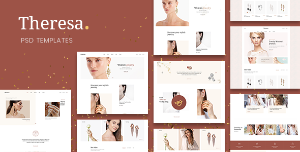 Theresa - Jewelry E-commerce PSD Template TFx