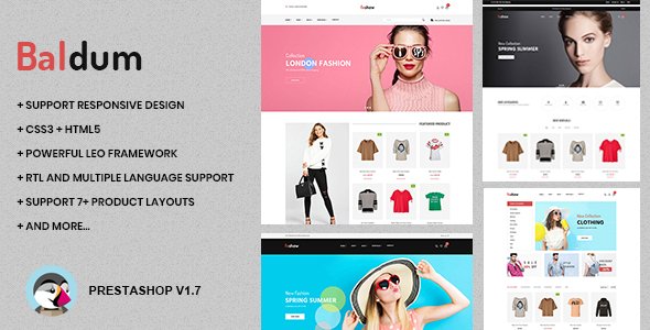 Baldum Fashion Store Prestashop Theme 177x TFx