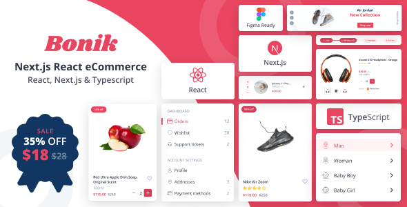 Bonik - React Next JS Multipurpose eCommerce Template TFx