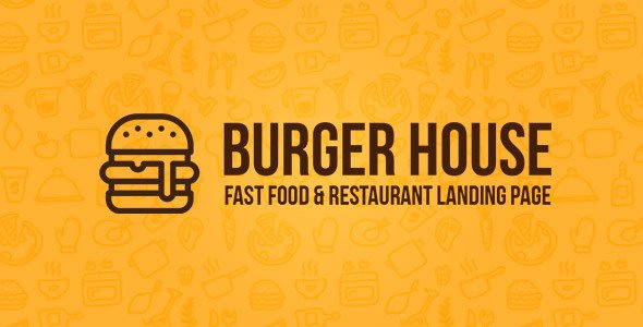 Burger House - Fast Food amp Restaurant One Page HTML Template TFx