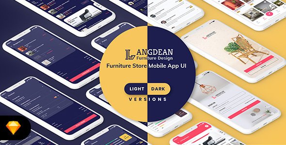 LangDean - Furniture Mobile App UI Kit TFx