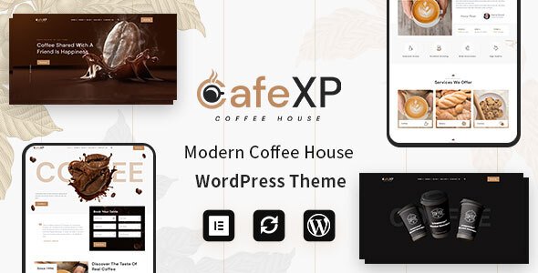 CafeXP  Coffee Eatery WordPress Theme TFx
