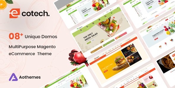 Ecotech Fresh Food Magento 2 Theme TFx