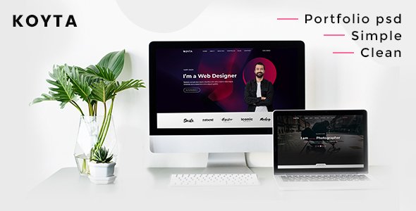 Koyta  Personal Portfolio PSD Template TFx