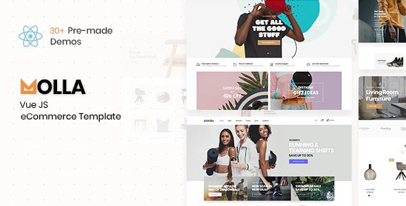 Molla - VueJS eCommerce Template TFx SiteTemplates