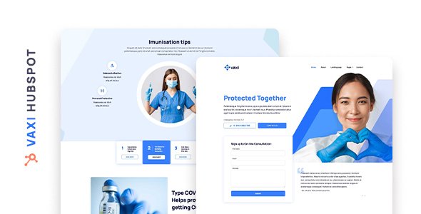 Vaxi  COVID Vaccination and Medical HubSpot Theme TFx