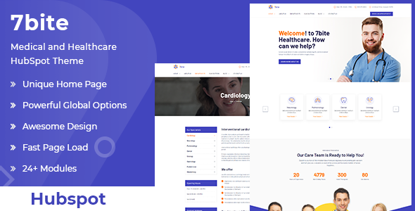 7bite  Medical and Healthcare HubSpot Theme TFx