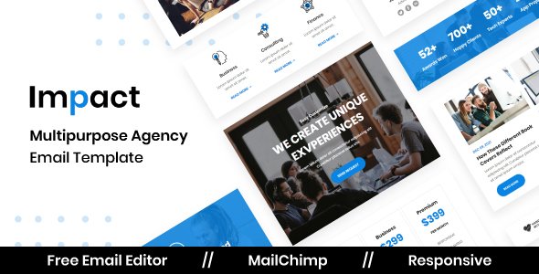 Impact Agency - Multipurpose Responsive Email Template TFx