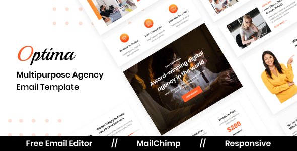 Optima Agency - Multipurpose Responsive Email Template TFx