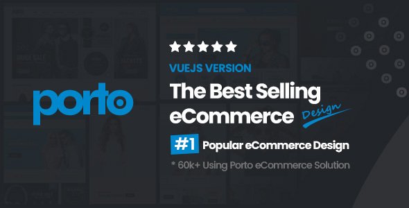 Porto - VueJS eCommerce Template TFx SiteTemplates