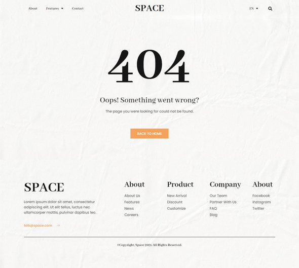Space - Beauty Salon Elementor Template Kit TFx