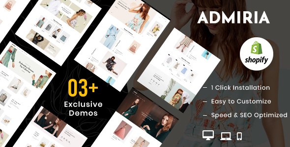 Admiria  Fashion Shopify MultiPurpose Responsive Theme TFx