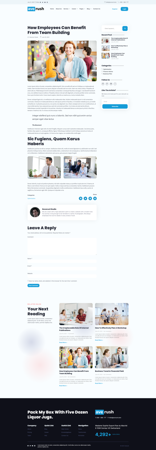 Averush Digital Marketing amp Creative Agency Elementor Template Kit TFx