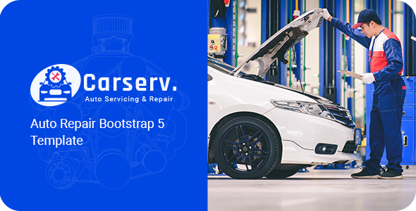 Carserv - Auto Repair Bootstrap 5 Template TFx
