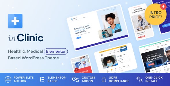 InClinic - Health Care amp Medical WordPress Theme TFx