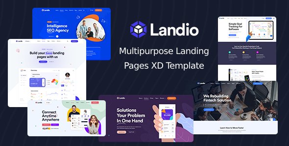Landio - Multipurpose Landing Page XD Template TFx